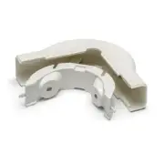TSR1FW-29-1 - Ext. Corner Cvr 3/4in 1in Bend Rad PVC Off. Wht (10 EA)