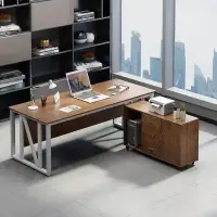 在飛比找樂天市場購物網優惠-辦公桌簡約現代老板單人桌子電腦桌現代時尚商用經理桌辦公室家具