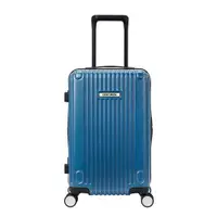 在飛比找ETMall東森購物網優惠-CENTURION百夫長拉鍊款20吋開曼消光藍行李箱