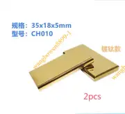 2pcs CH010 Power Feed Contact 35*18*5 Titanium plating for Wire EDM Machine