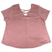 NEW Bally Total Fitness Cross-Back Athletic Top Women's Plus Size 2X Activewear