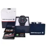 金卡價2533 二手 瑕疵 BMW MOTORSPORT ICE WATCH賽車腕錶附盒 529900006692 01