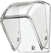 Ring Doorbell Cover - Clear Doorbell Rain Cover | Waterproof Rainproof Protective Case | No-Drill Push Button Shield | Outdoor Keypad Card Reader Protector | Ideal for Home Security Systems