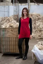 Merino Tunic Dress--MER-50106