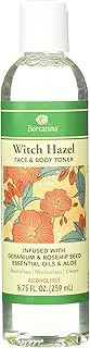 Witch Hazel Face & Body Toner Infused with Geranium Rose Hip 8 Ounces