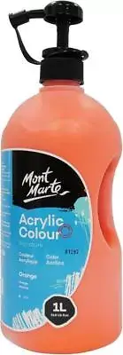 ACRYLIC COLOUR 1L - ORANGE