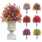 Yard Art Artificial Violet Flower Micro Landscaping Garden Porch