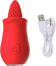 Silent Vibrating Vibrator Soft Tongue Licking Vibrator G Spot Vibrator Clitoral Vibrator Sex Toy For Women Rechargeable Nipple Adult Masturbator