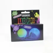 Zeekio Rechargable LED POI - Beginner to Pro - Glow Flow Toy (9 Mode)