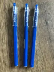 Pilot FRIXION STICK Erasable Rollerball, 0.7mm Nib,BLUE GEL INK (PKT 3 PENS)