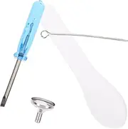 Stainless Steel Funnel Set for Cremation Ashes - Urn Filler Kit for Memorial Keepsakes and Jewelry Making - Durable Ashes Filling Tools for a Meaningful Tribute