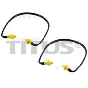 2 TITUS EARPLUGS BEHIND EAR HEAD NECK HEARING PROTECTION NOISE REDUCTION SAFETY