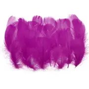 Colorful Feathers 3-5inch, 300pcs Goose Feathers Bulk, Fuchsia