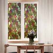 Stained Glass Window Film residue Window Paper Bathroom Living Room Window Shading Film Removable DIY Home Decoration Wall Decal Wall Decoration