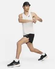 Men Nike AeroSwift Dri-FIT ADV Running Singlet Football Grey FN4231 Sz 2XLARGE