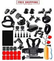 44 in 1 Action Camera Accessory Combo Kit -Compatible with Insta360 One X4,X3,X2