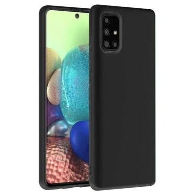 Anti-Slip Back Bumper Protection Case Cover for Samsung Galaxy A71 4G SM-A715F