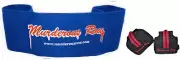 MURDEROUS ROW Bench Press Sling Shot GRIM REPPER BLUE + Str8' Killa Wraps