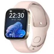JL08 Smart Watch Bluetooth Call ECG NFC Blood Pressure Weather Sleep Heart Rate Blood Oxygen Monitoring Smartwatch Gold Pink