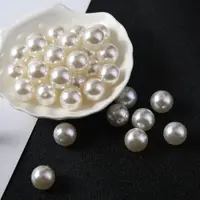 在飛比找ETMall東森購物網優惠-abs仿珍珠diy材料包手工飾品配飾配件有孔白色小珠子散珠裝