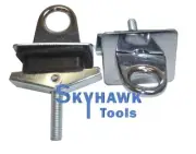 2 PC Metal Automotive Car Truck Bed Anchor Points & Bolt Tie Down Hooks Loops