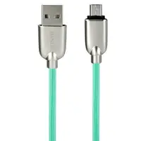 在飛比找PChome24h購物優惠-KINYO Micro USB U鋅條紋極速充電傳輸線USB