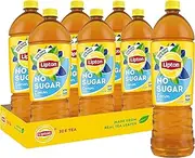 Lipton Lemon Flavoured No Sugar Ice Tea 6 x 1.5L
