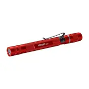 500 Lumens Red Flashlight Dual Power Twist Focus Everyday Carry Waterproof