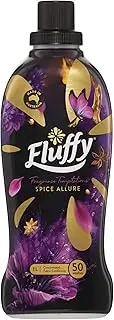 Fluffy Concentrate Liquid Fabric Softener Conditioner, 1L, 50 Washes, Spice Allure, Fragrance Temptations