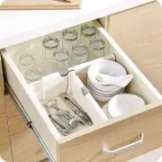 Drawer Dividers Organizer 6 Pack Adjustable Separators Expandable ~NEW~