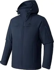 [Pioneer Camp] Men's Ski Jacket Waterproof Warm Breathable Snowboard Jacket Winter Jacket with Hood Outdoor Jacket