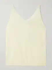 [Deiji Studios] Deiji Studios - Organic Cotton Tank - Off-white - large large Off-white
