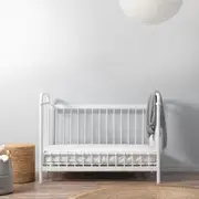 Sonata Cot Toddler Bed Conversion - White