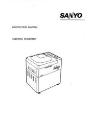 Sanyo Bread Machine Manual SBM-200, SBM-201