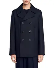 Sandro Double Breasted Peacoat