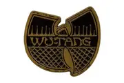 Wu-Tang Clan Black & Gold Logo Pin Badge One Size