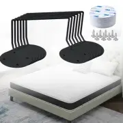 6 Pack Mattress Retainer Bar Keep Mattress Stopper from Sliding, Non Slip Mat...