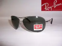 在飛比找Yahoo!奇摩拍賣優惠-Ray-Ban 100年堅持的復古領導品牌*特價款灰款太陽眼