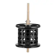 Aluminum Fishing Round Bearing Reel Spool for PMAX3/BMAX3/SMAX3 Casting Reels (black)