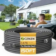150 FT Starlink Cable for Starlink Satellite Dish - Weatherproof 26AWG, 150FT
