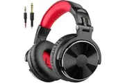 OneOdio Over Ear Headphone, Wired Bass Headsets with 50mm Driver, Foldable Lightweight Headphones with Shareport and Mic for Recording Monitoring Podcast Guitar PC TV