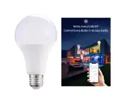 WiFi Smart Bulbs LED Light Bluetooth Remote Control Color Changing RGB 10W