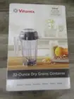Vitamix 32oz Dry Grains Container W/ Tamper New Fits All Models Except S Series