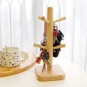 Wooden Key Holder Rack Tabletop Key Holder Stand Key Storage Rack Key Hanger