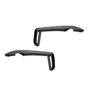 1Pair Front Bumper Fog Light Cover Molding 51118061119 51118061120 for BMW G12 7-Series M Sport 2016 Black