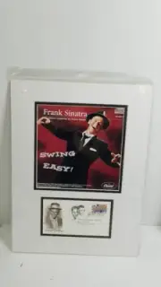 Special Edition Frank Sinatra 'First Day of Issue' Stamp and Photo - New Jersey