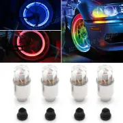 LED Wheel Tire Valve Cap Flashing Neon Light Accessories - Red/Blue/Muliti-Color (for: Honda)