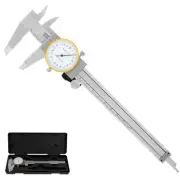 Dial Caliper 6 Inch Stainless Steel Vernier Caliper Inside Outside ☏