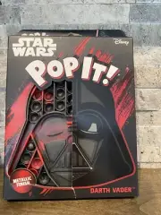 Star Wars Darth Vader Pop It! Bubble Popping/fidgeting Game- Metallic*Free~Ship