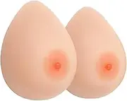 [DAZFKJXSPYX] Silicone Breast Forms Soft Realistic Mastectomy Teardrop Shaped Bra Enlargement Prosthesis for Transgender Cosplay Cups Enhancers Pads, 4600g/pair